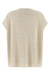 cotton and viscose blend sweater woven