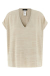 cotton and viscose blend sweater woven
