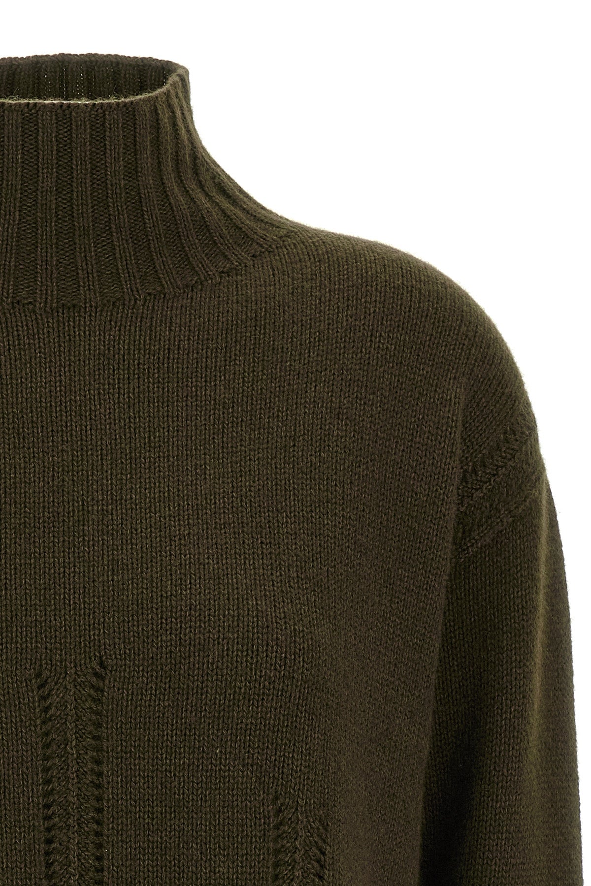 knitted cashmere and cotton sweater