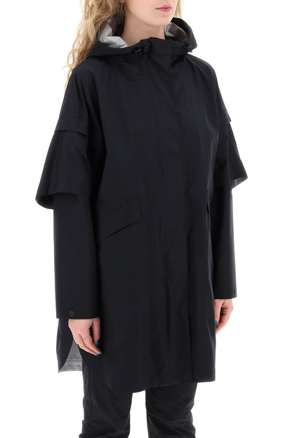 &quot;removable sleeve cape coat