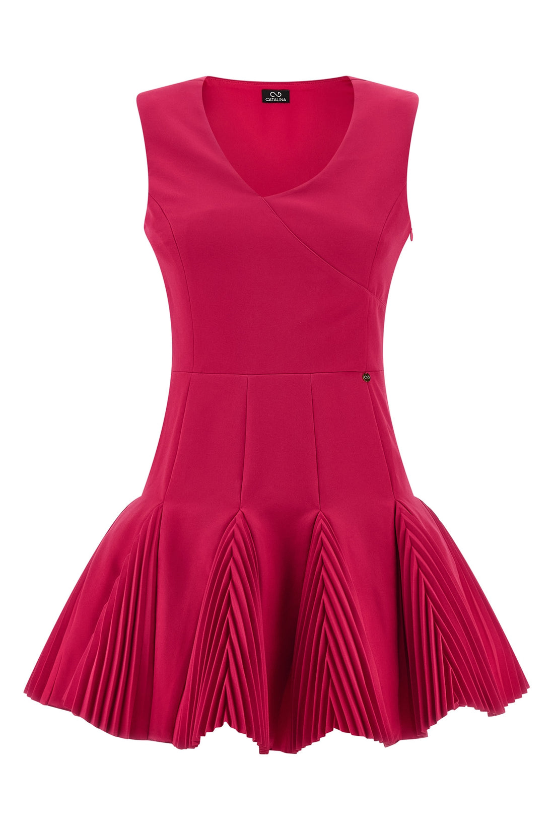 CATALINA 38 marlyn crêpe mini dress
