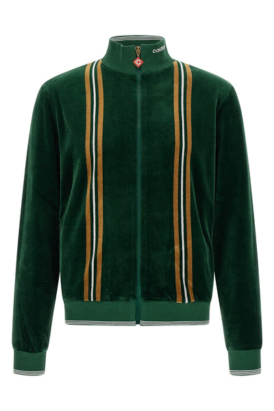 the casablanca cotton velvet sweatshirt