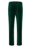 casablanca velour soft cotton velvet track pants