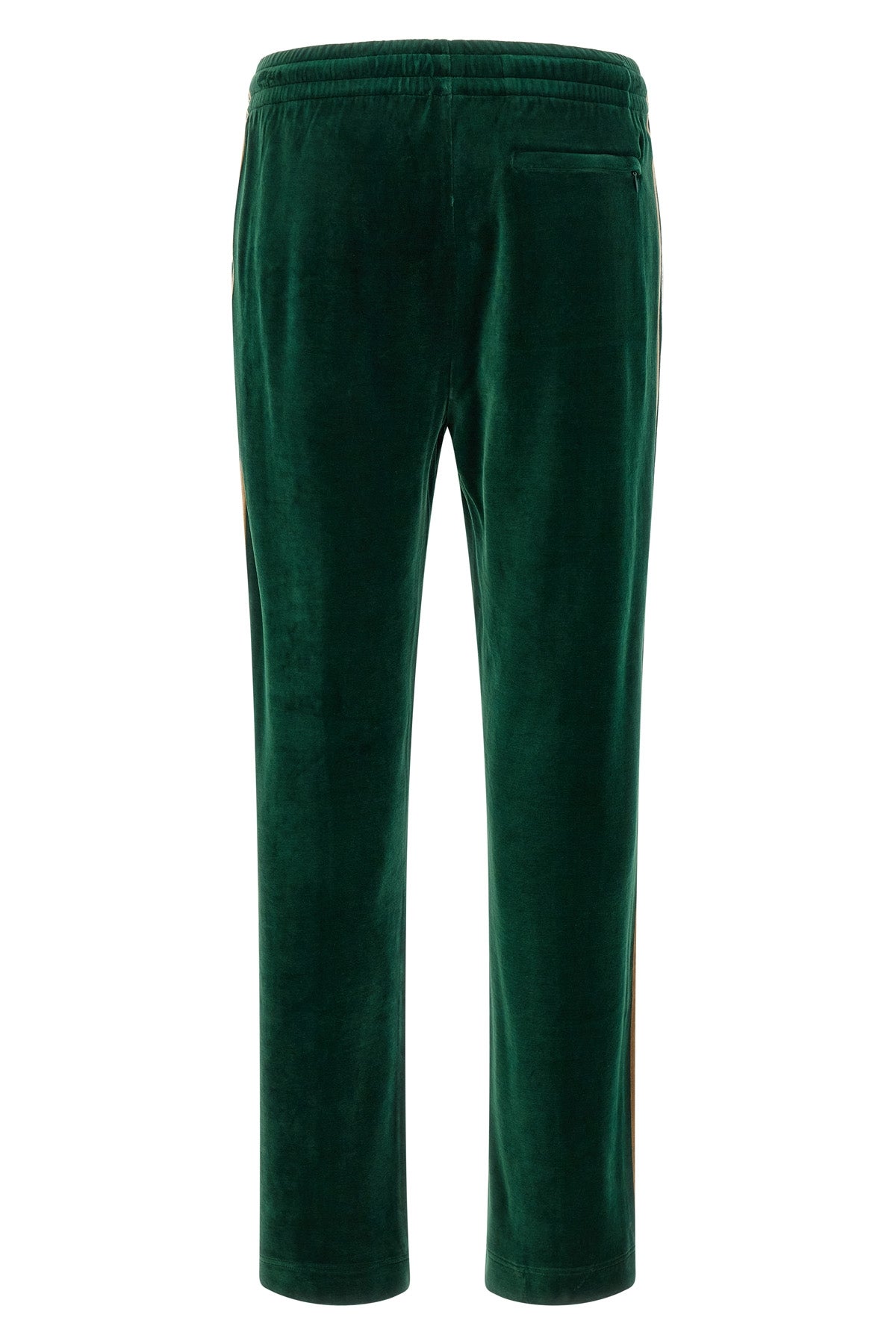 casablanca velour soft cotton velvet track pants