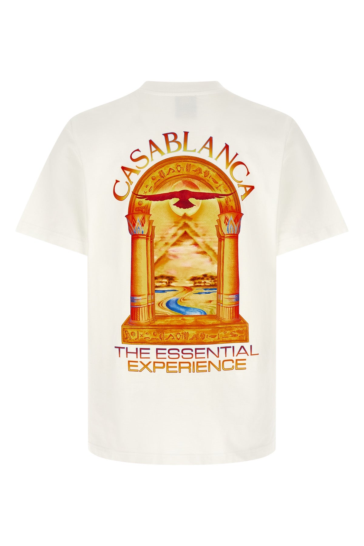 the casablanca hermons mirage arch printed classic t-shirt