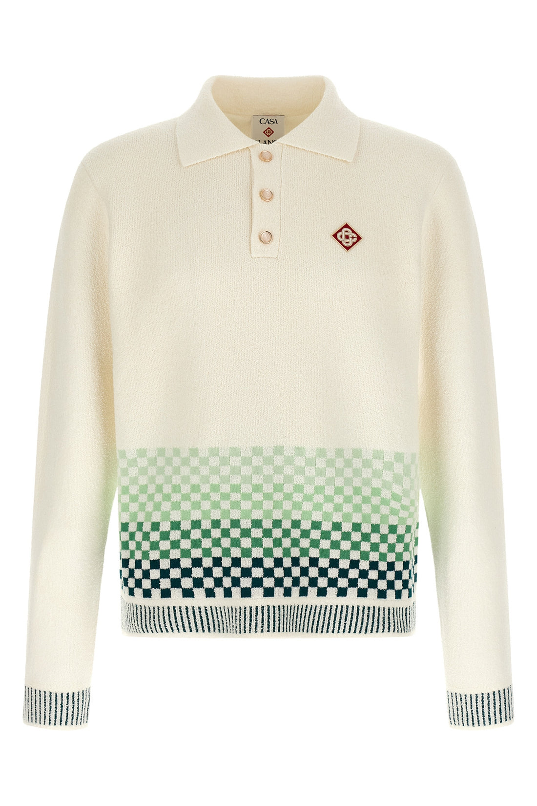 CASABLANCA L the casablanca long-sleeved polo shirt