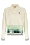 the casablanca long-sleeved polo shirt