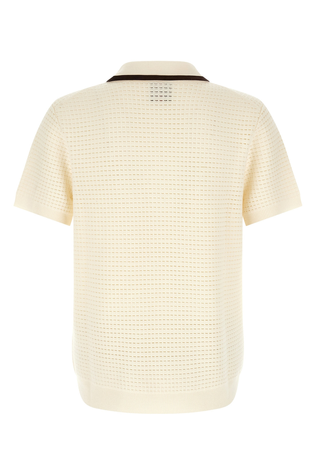 CASABLANCA M the casablanca waffle stitch polo shirt