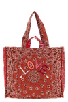 cabas maxi shopping bag in quilted and padded cotton