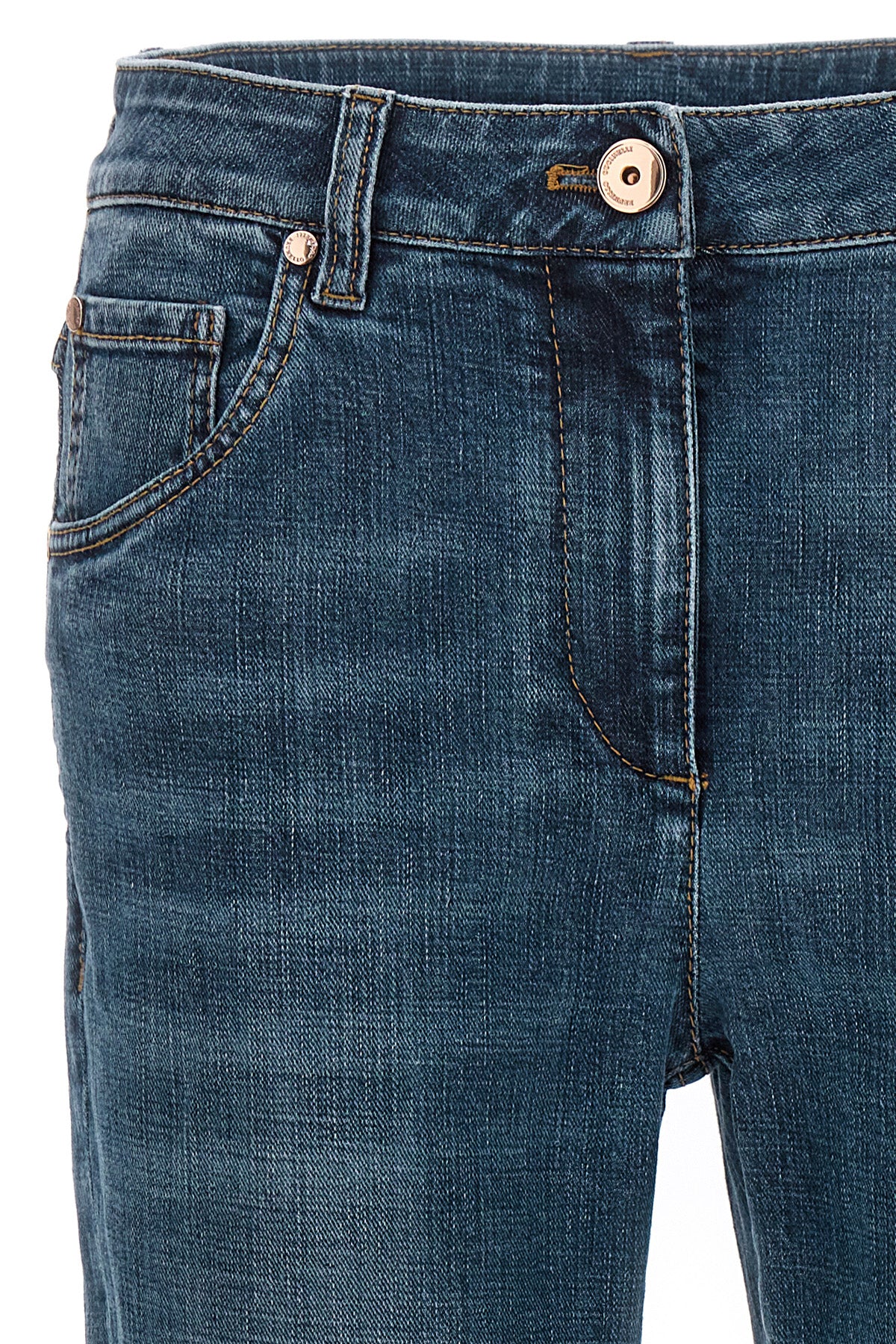 stretch cotton denim jeans