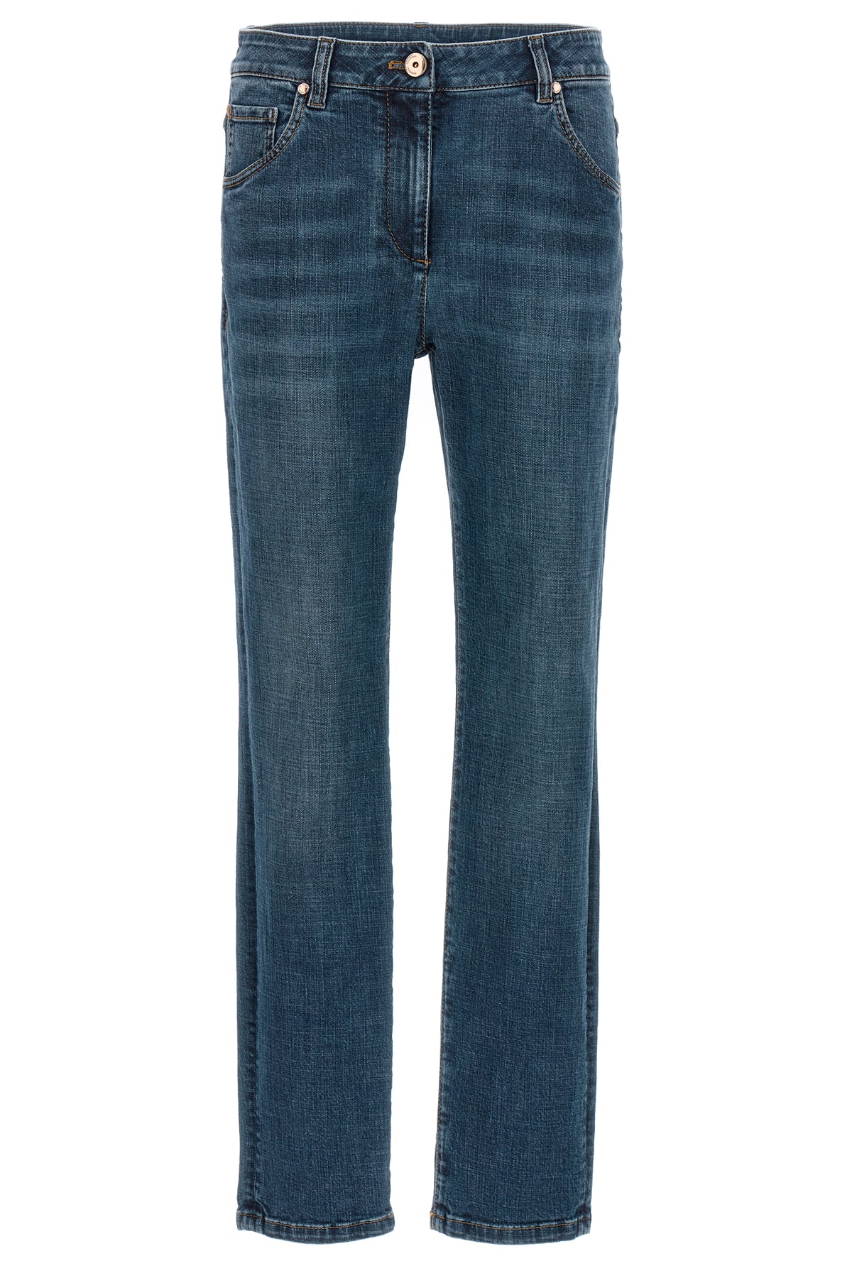 stretch cotton denim jeans