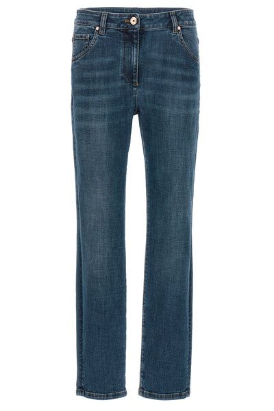 stretch cotton denim jeans