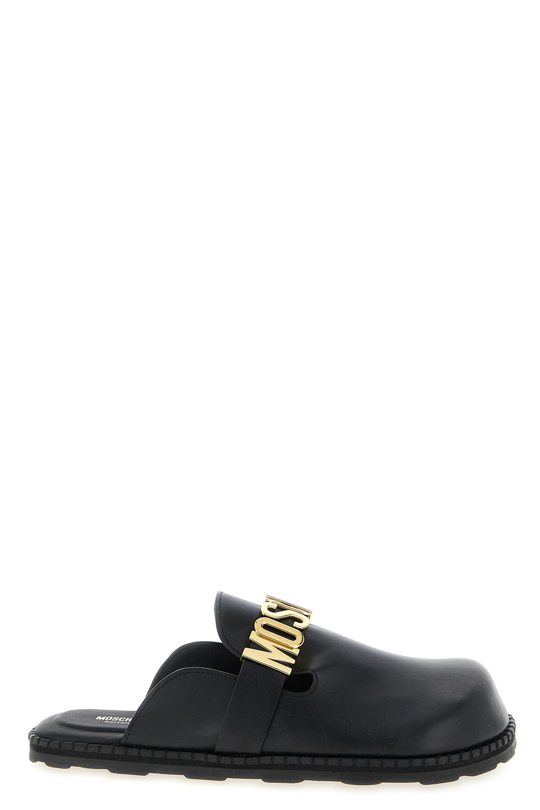 MOSCHINO 40 leather sabots