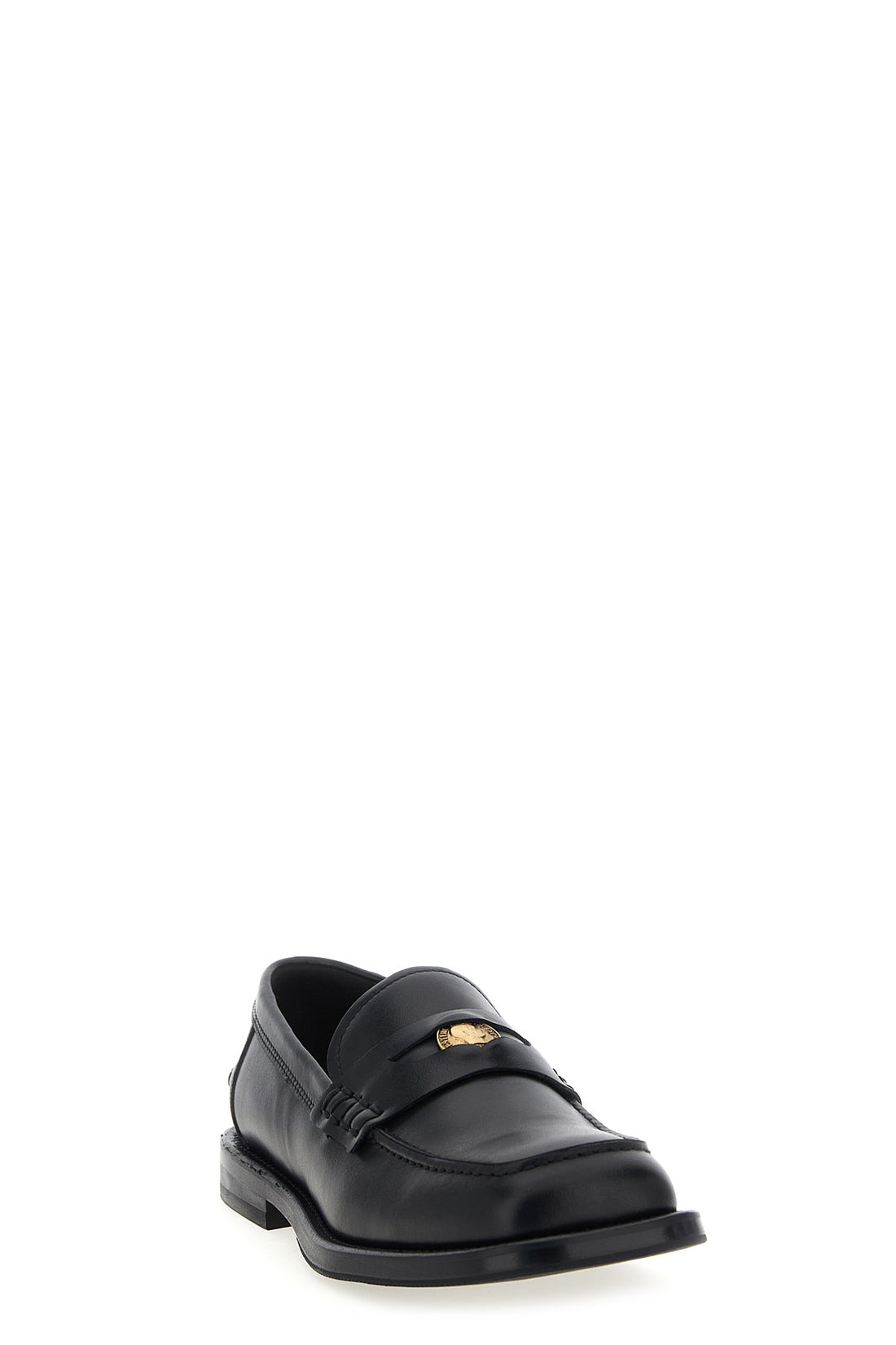 MOSCHINO 40 berlin leather loafers