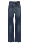 contemporary loose lightweight stonewashed cotton denim jeans