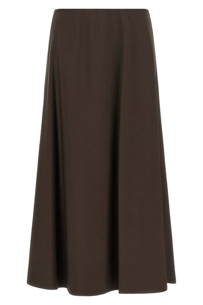 brunello cucinellis flute midi skirt defines essential elegance through a fla