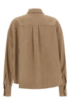 the brunello cucinelli shirt stands out for its relaxed silhouette