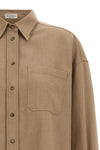 the brunello cucinelli shirt stands out for its relaxed silhouette