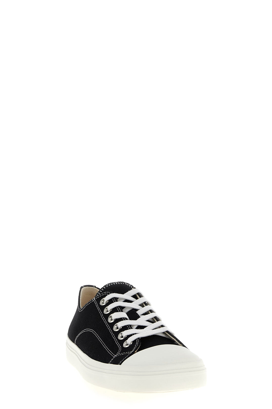 MOSCHINO 40 edge sneakers in vulcanized canvas