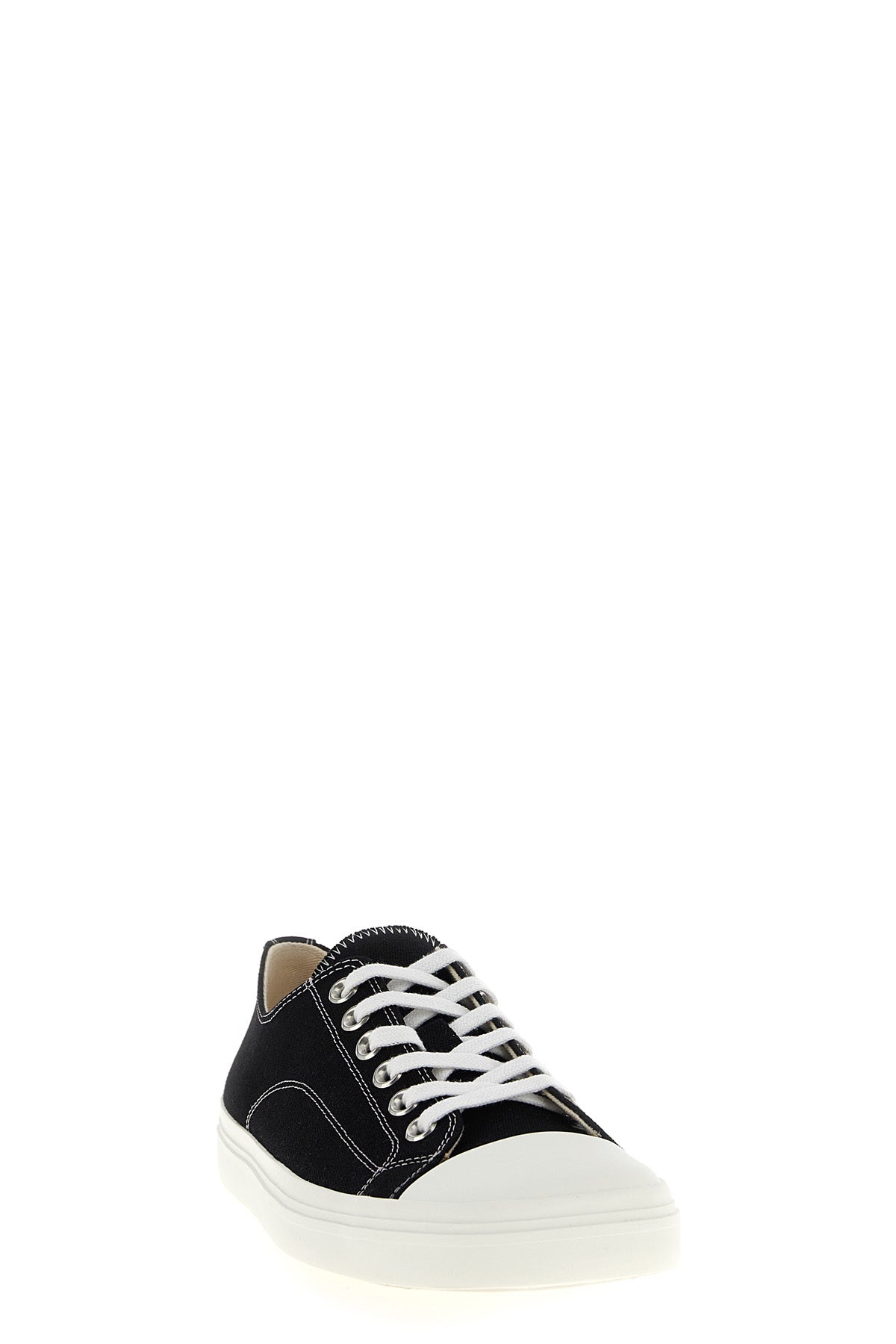 edge sneakers in vulcanized canvas