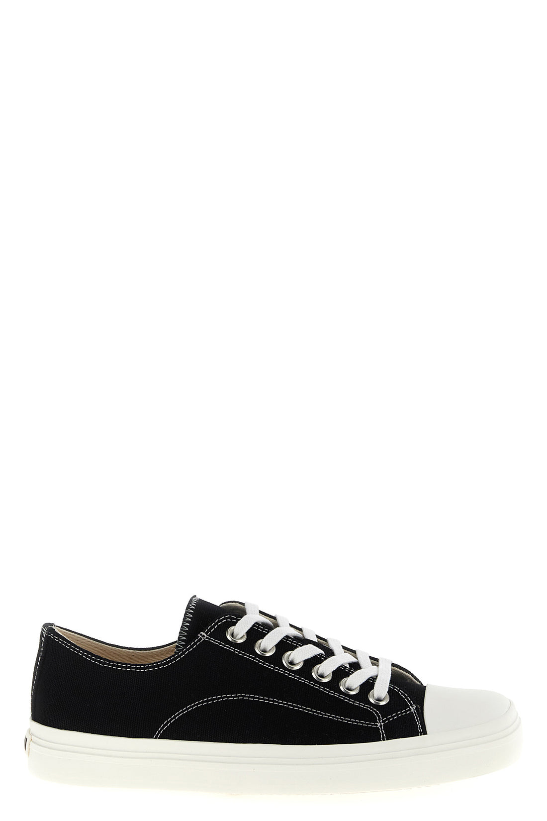 MOSCHINO 40 edge sneakers in vulcanized canvas