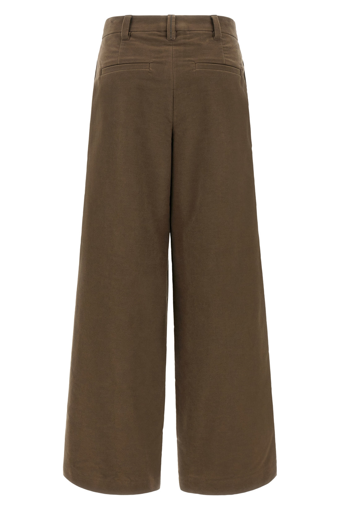 BRUNELLO CUCINELLI 38 brunello cucinelli cotton fustian trousers redefine everyday elegance through la