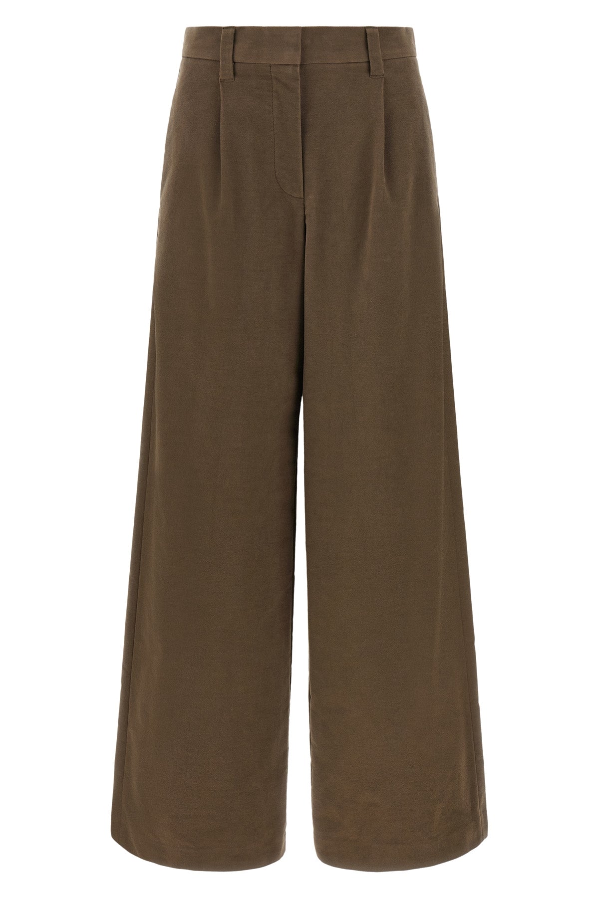 brunello cucinelli cotton fustian trousers redefine everyday elegance through la