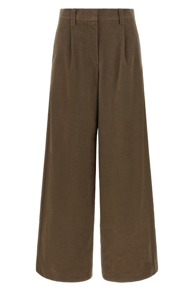 brunello cucinelli cotton fustian trousers redefine everyday elegance through la