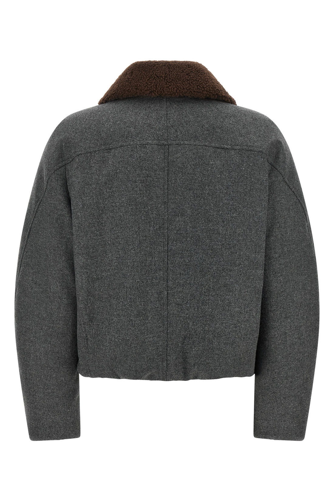 BRUNELLO CUCINELLI 40 brunello cucinellis jacket redefines winter outerwear through a precise crop si
