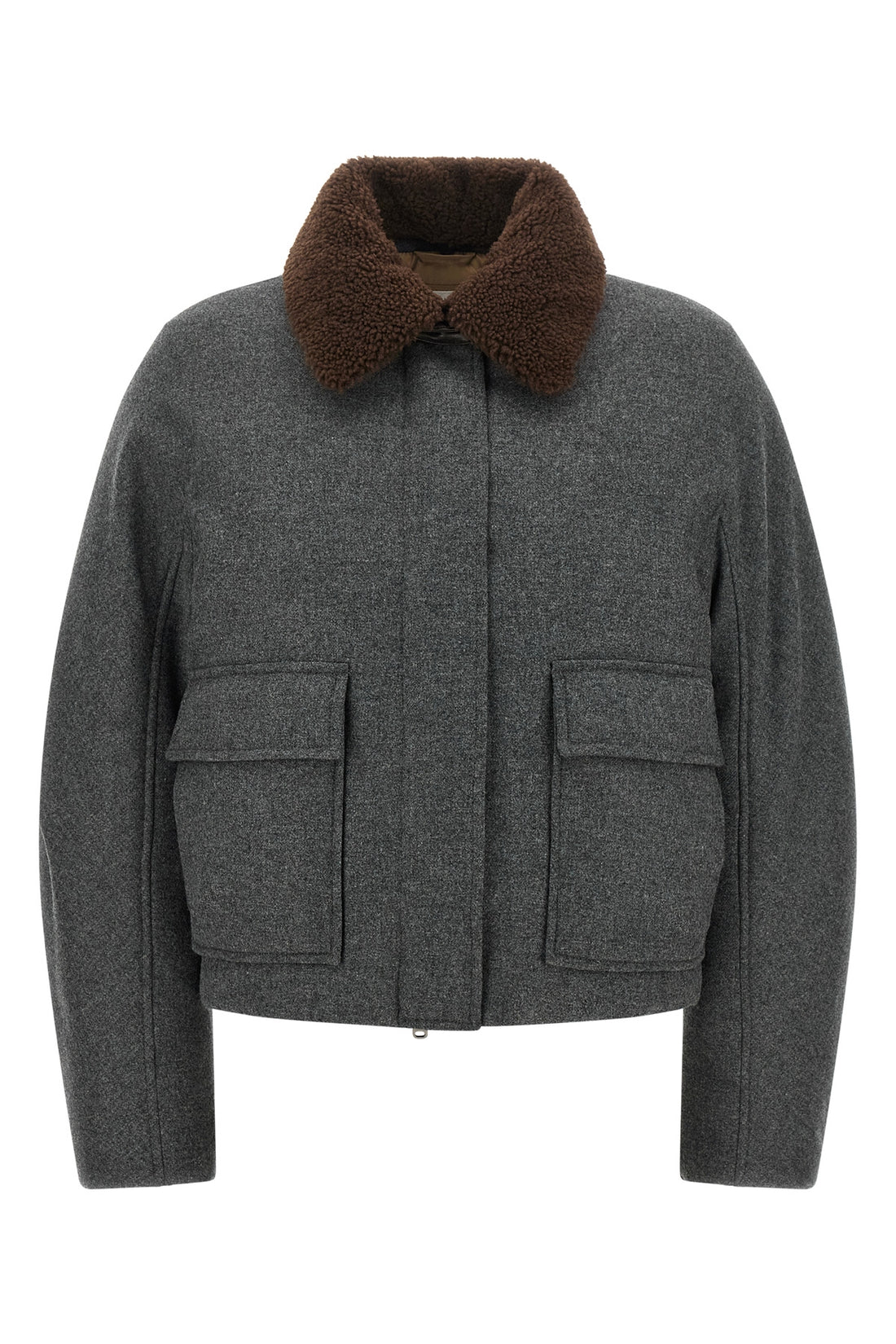BRUNELLO CUCINELLI 40 brunello cucinellis jacket redefines winter outerwear through a precise crop si