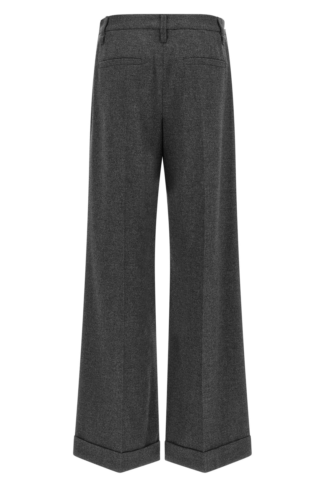 BRUNELLO CUCINELLI 36 virgin wool and cashmere mélange blend trousers