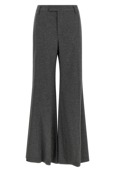 brunello cucinelli wide flare trousers represent a masterpiece of sartorial pr