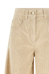 brunello cucinelli corduroy trousers redefine everyday elegance through a loose