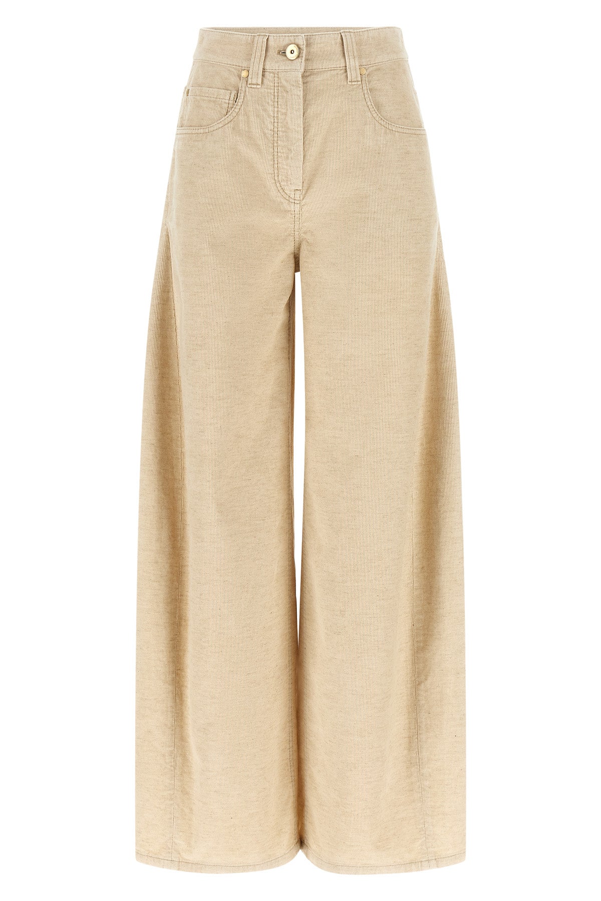 brunello cucinelli corduroy trousers redefine everyday elegance through a loose