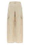 brunello cucinelli baggy cargo trousers redefine the concept of everyday cloth