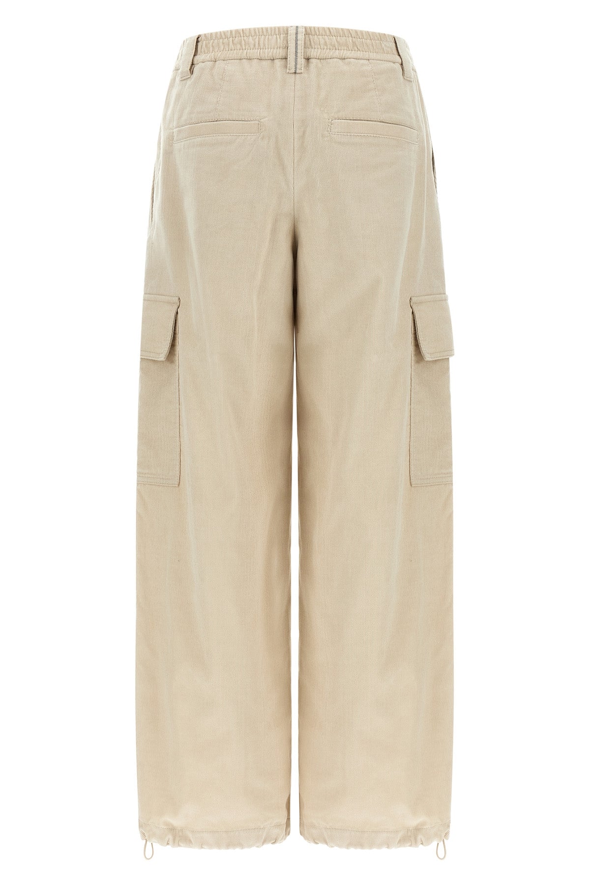 brunello cucinelli baggy cargo trousers redefine the concept of everyday cloth