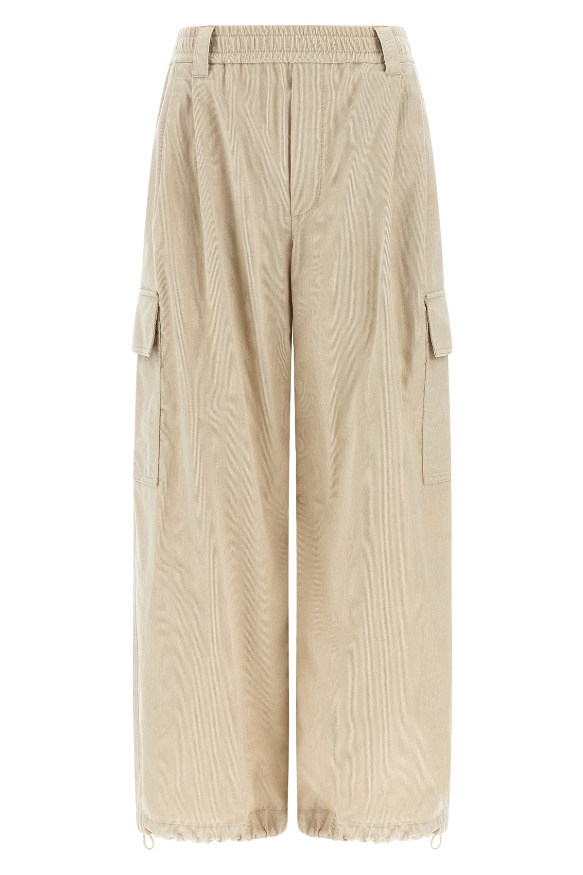 brunello cucinelli baggy cargo trousers redefine the concept of everyday cloth