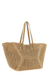 bc duo large shoulder bag in woven raffia