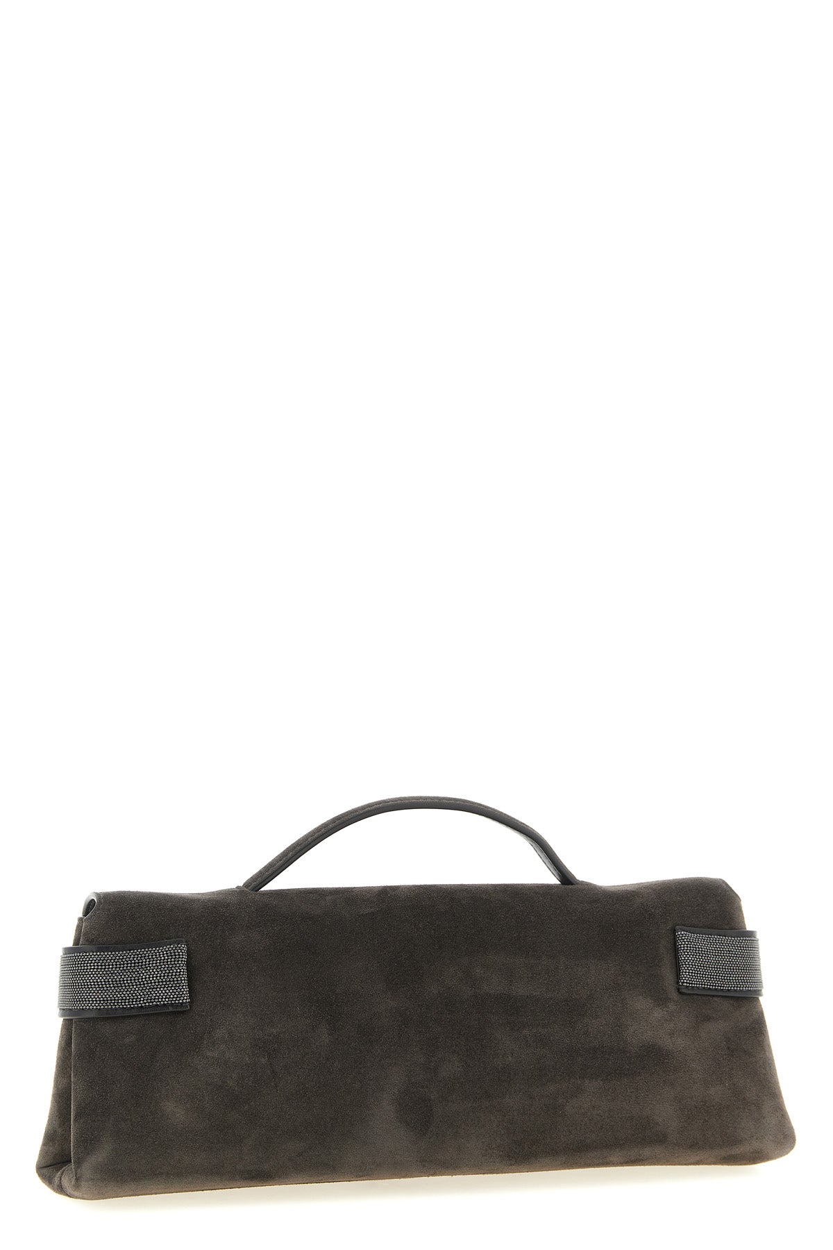 essence suede clutch