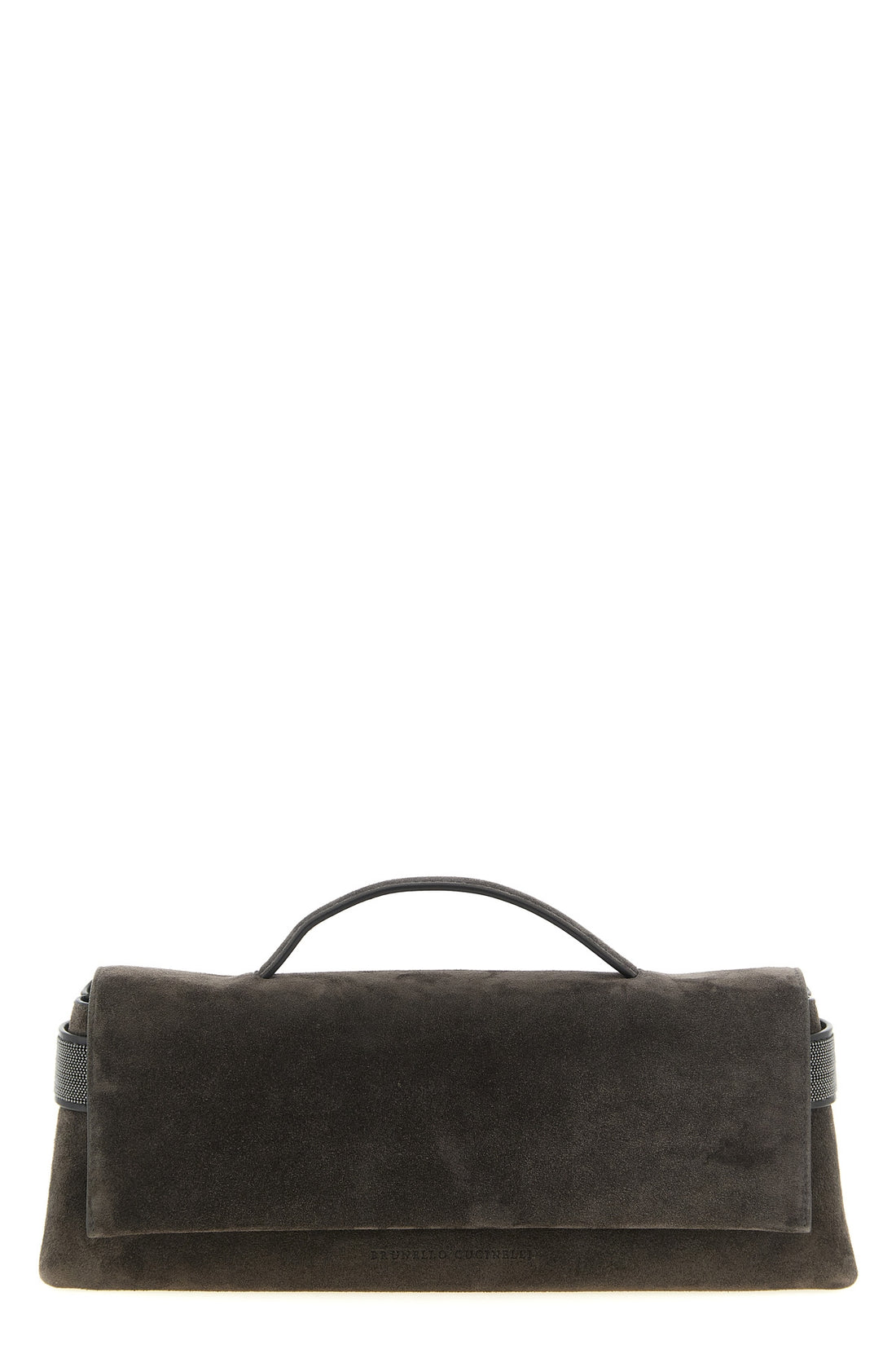 BRUNELLO CUCINELLI OS essence suede clutch