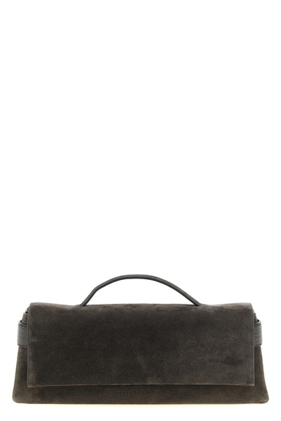 essence suede clutch