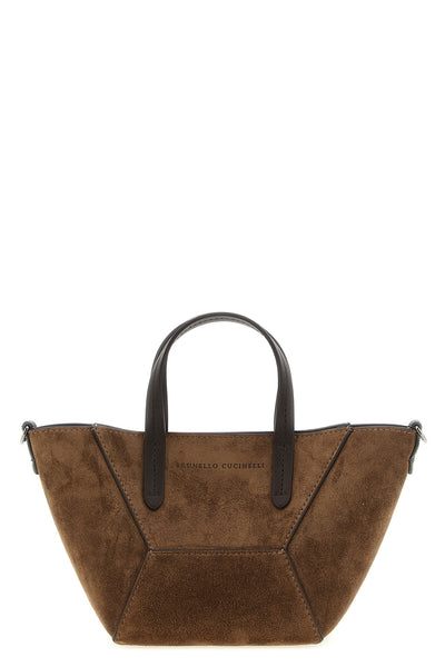 BRUNELLO CUCINELLI OS the brunello cucinelli bc duo mini handbag exemplifies superior italian manufa