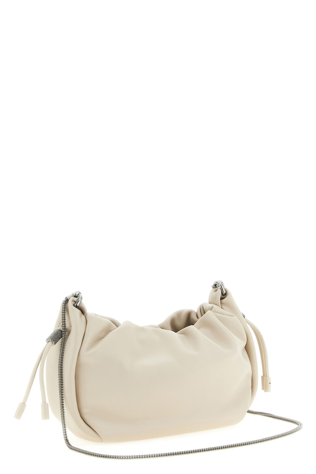 BRUNELLO CUCINELLI OS the brunello cucinelli bucket mellow mini shoulder bag stands out for its soft