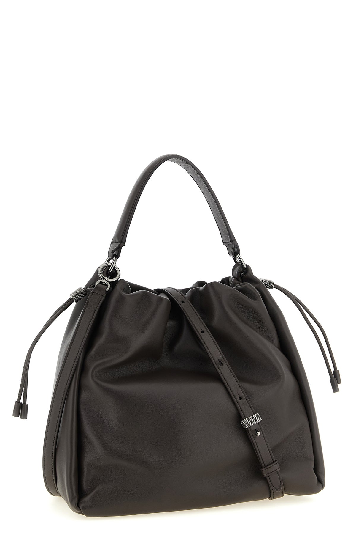 bucket mellow bucket bag in soft leather