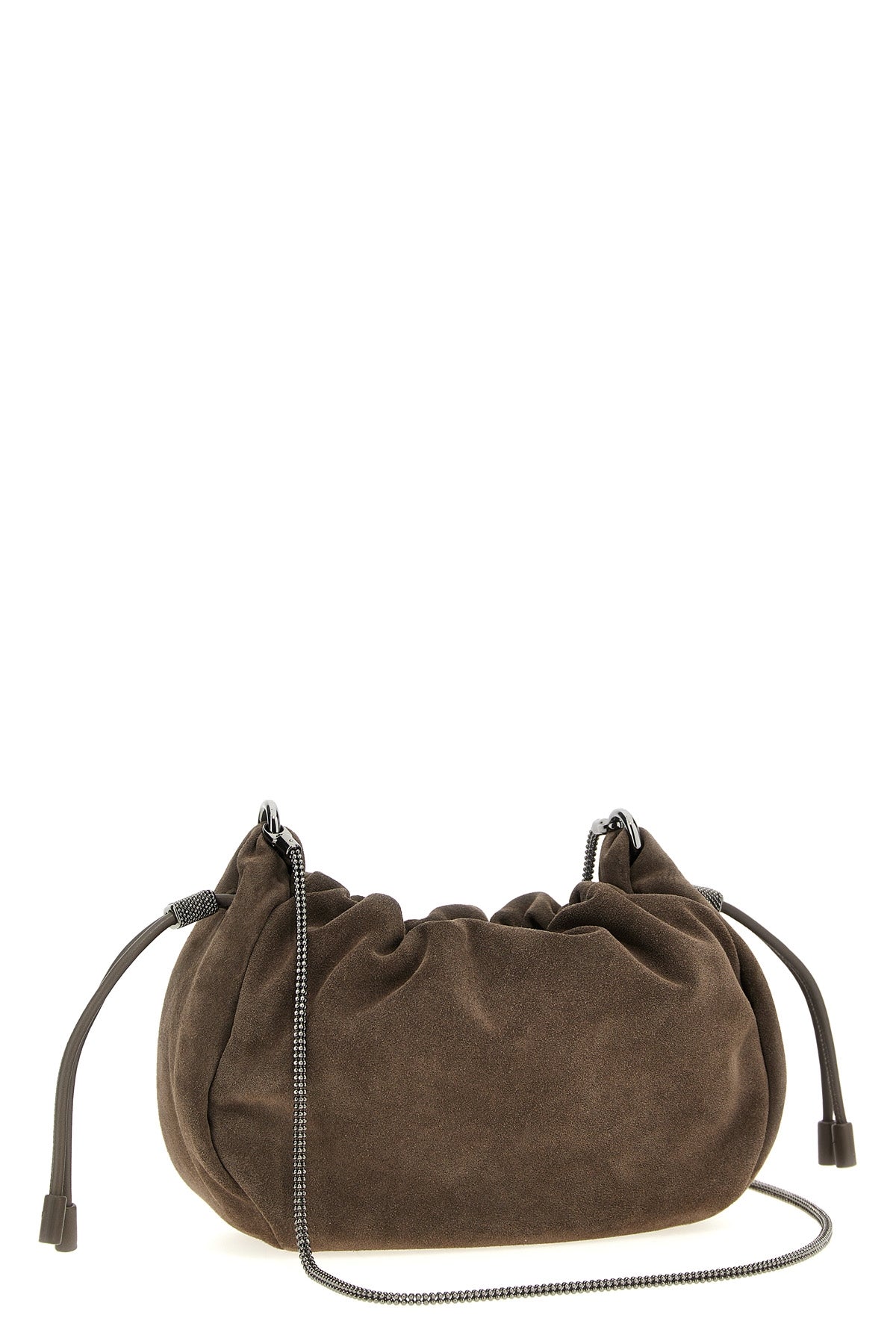 bucket mellow suede mini crossbody bag