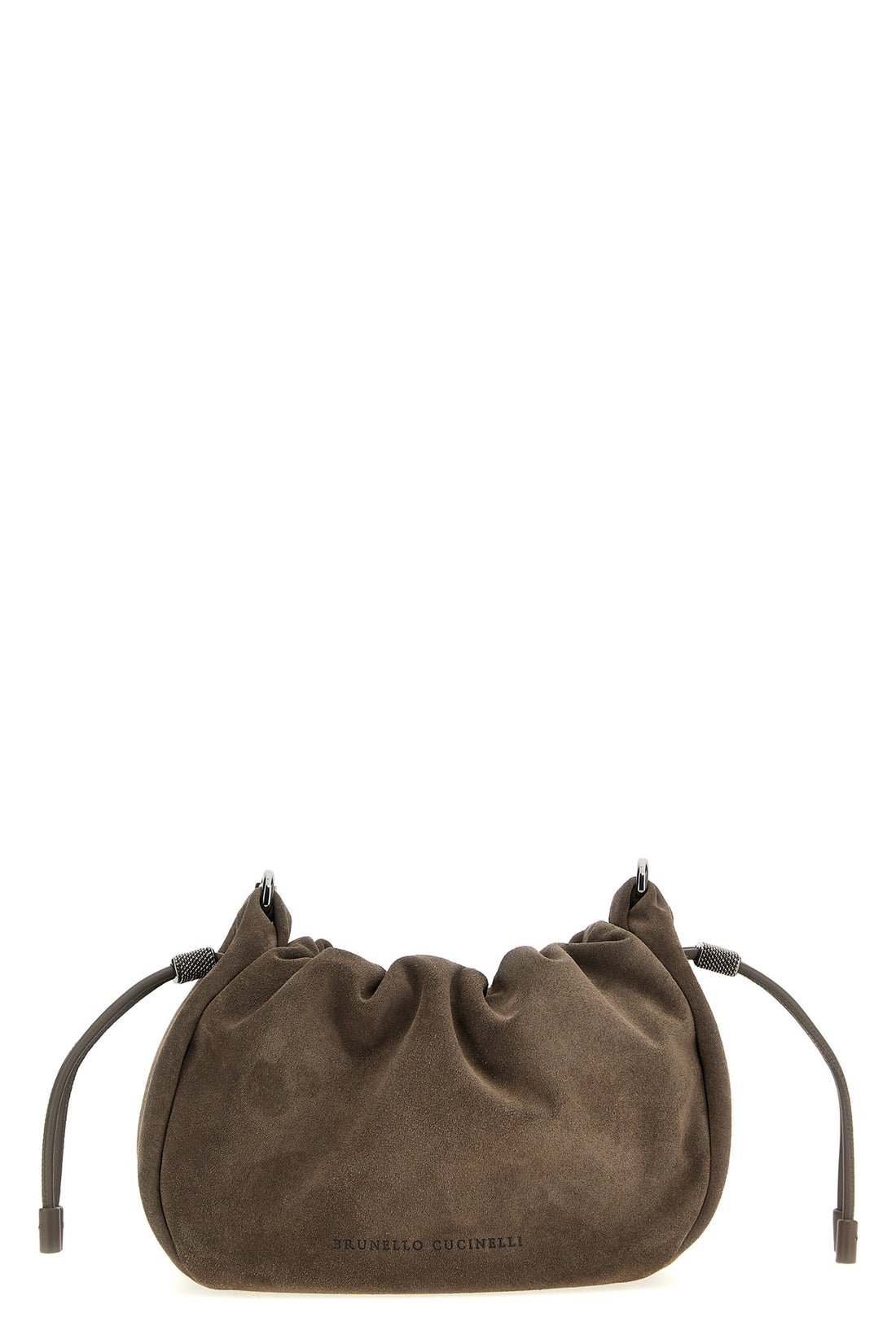 BRUNELLO CUCINELLI OS bucket mellow suede mini crossbody bag