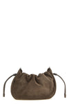 bucket mellow suede mini crossbody bag