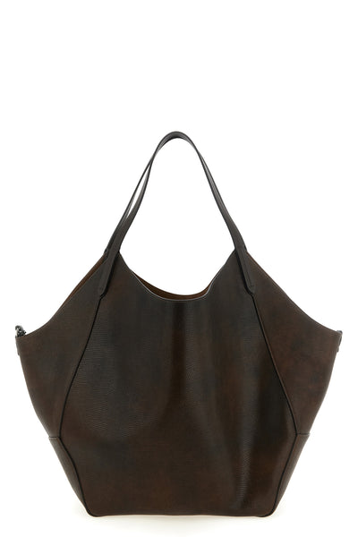 the brunello cucinelli shopping bag redefines everyday volumes through a destruc