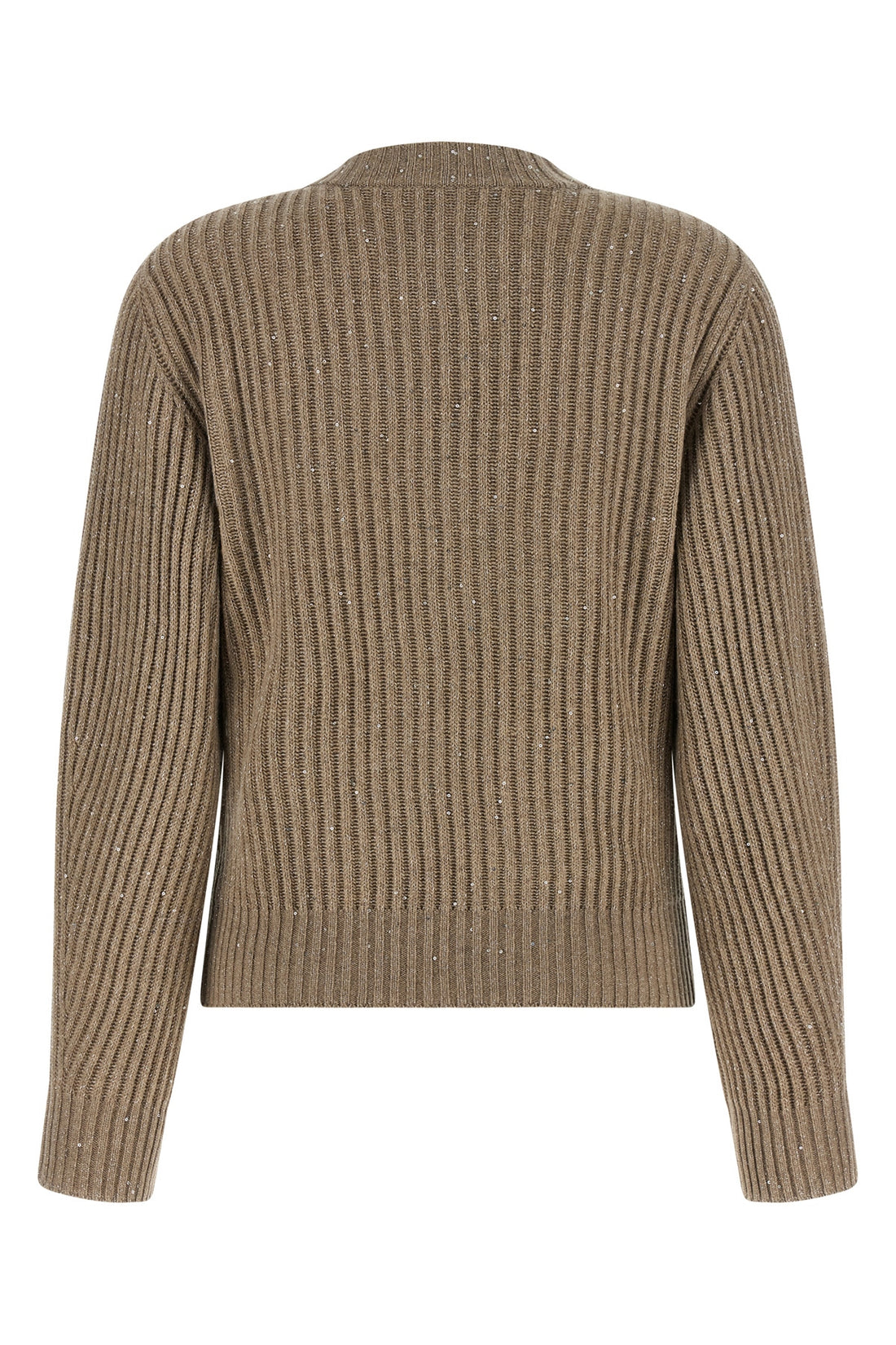 BRUNELLO CUCINELLI M sparkling cashmere and wool blend sweater