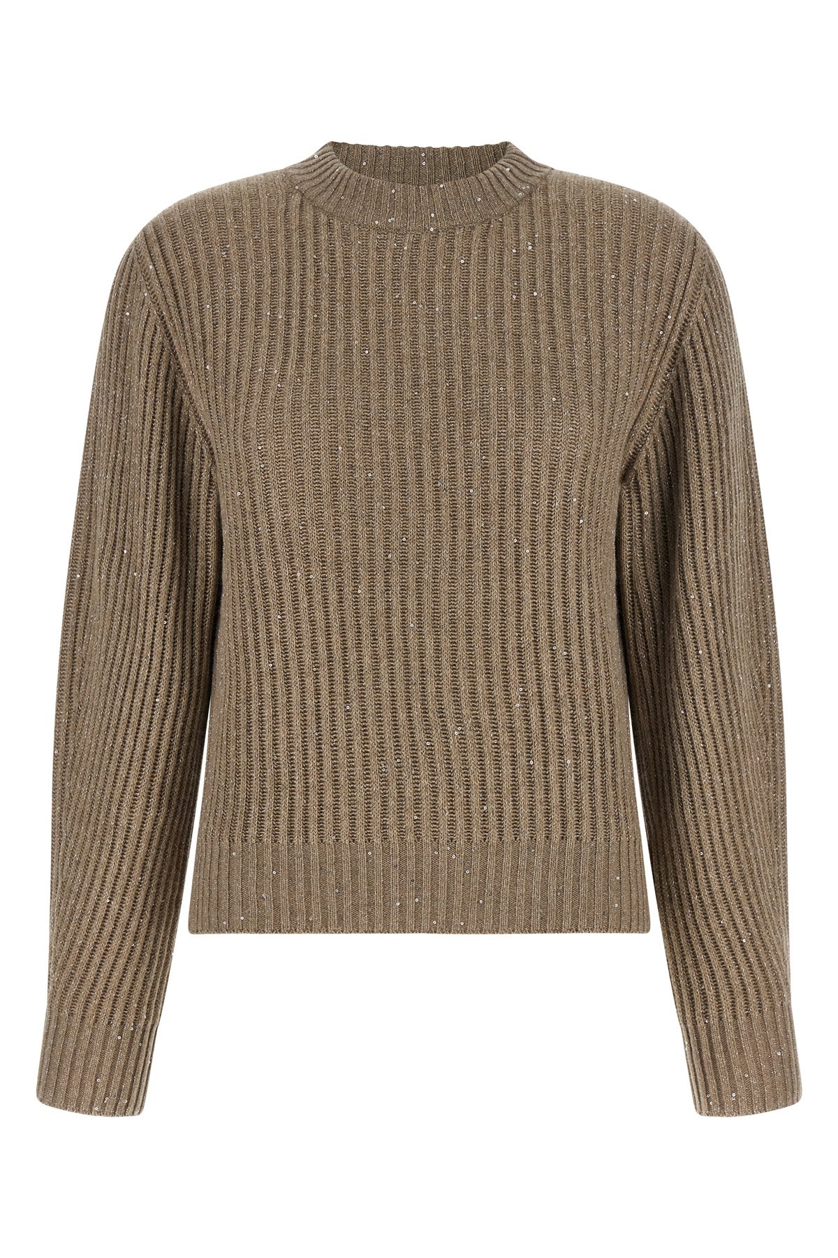 sparkling cashmere and wool blend sweater